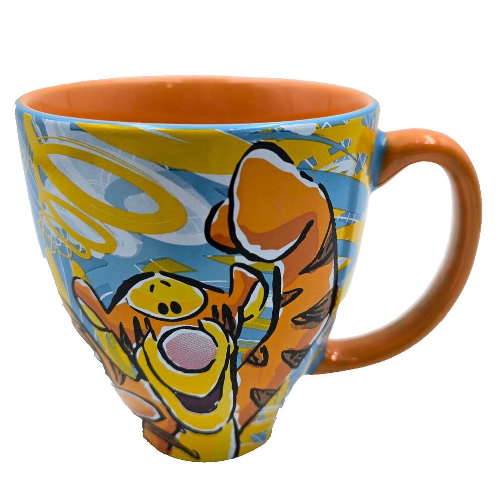 Disney Tigger Ceramic Coffee Mug Cup Winnie The Pooh Sketchbook Pattern Read